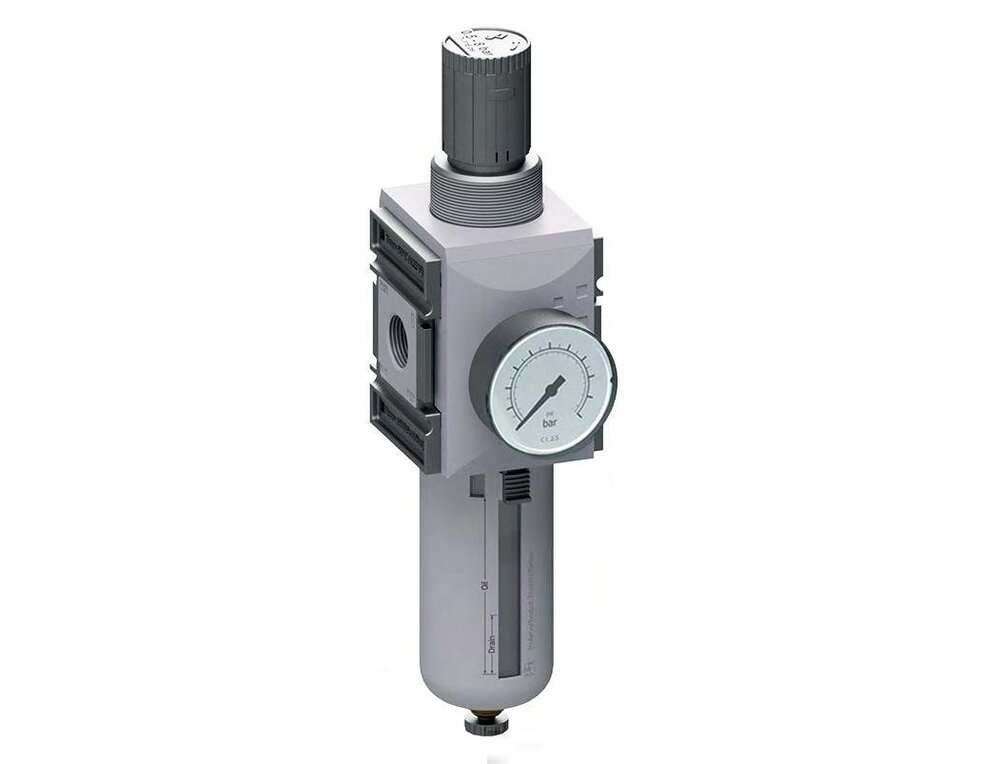 Filter-Regulator G3/4'' 13000 l/min 0.5-8.0bar/7-116psi Semi-Auto Polycarbonate Futura 4