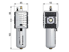 Lubricator G1'' Metal Futura 4