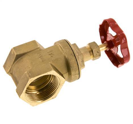 G1-1/2'' Brass Gate Valve EPDM 20 bar - GL2BM