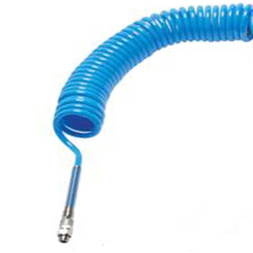 6m Coiled Air Hose 10x6.5mm PUR G1/4 Male Connector