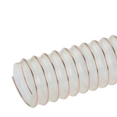 Antistatic PUR pressure and suction hose 50 mm (ID) 35 mm (BR) 3 m food-grade