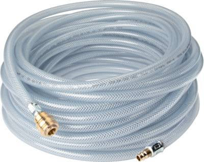 Compressed air hose with DN 7.2 coupling, 16 bar, 25 meter, 20 mm outer diameter