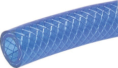 PVC universal liquid hose 19x26 mm 10 m Blue colour food-grade