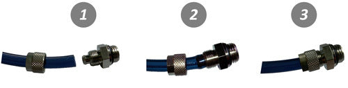 8/6 mm x G1/8'' Female Straight Push-on Fitting [5 Pieces]