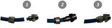 8/6 mm x G1/8'' Female Straight Push-on Fitting [5 Pieces]