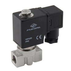 Solenoid Valve HP-DA 1/4'' high pressure stainless steel PTFE 4-75bar 24V DC