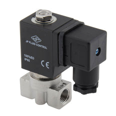 Solenoid Valve HP-DA 1/4'' high pressure stainless steel PTFE 4-75bar 24V DC