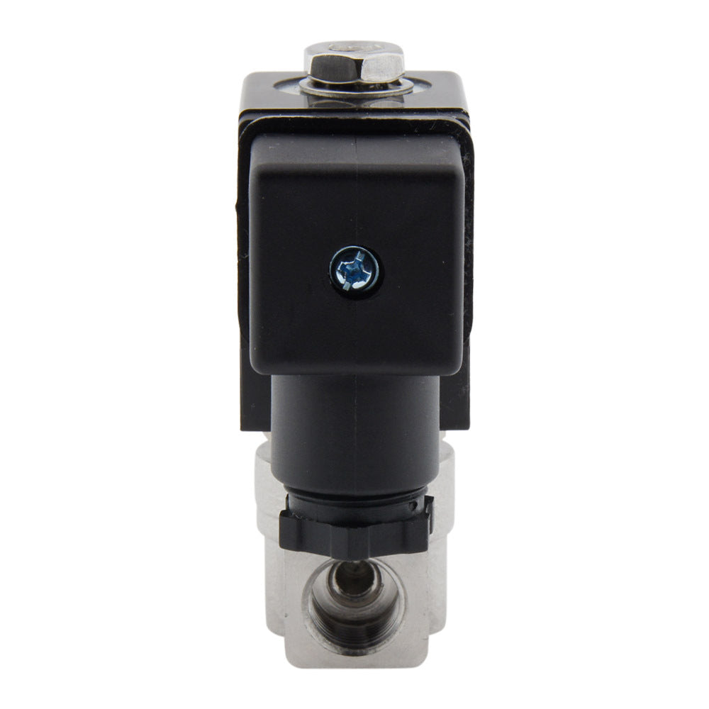Solenoid Valve HP-DA 1/4'' high pressure stainless steel PTFE 4-100bar 24V AC