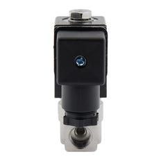 Solenoid Valve HP-DA 1/4'' high pressure stainless steel PTFE 4-100bar 24V AC