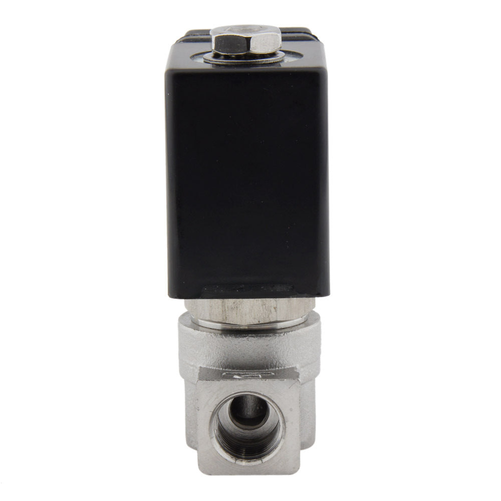 Solenoid Valve HP-DA 1/4'' high pressure stainless steel FKM 0-100bar 24V AC