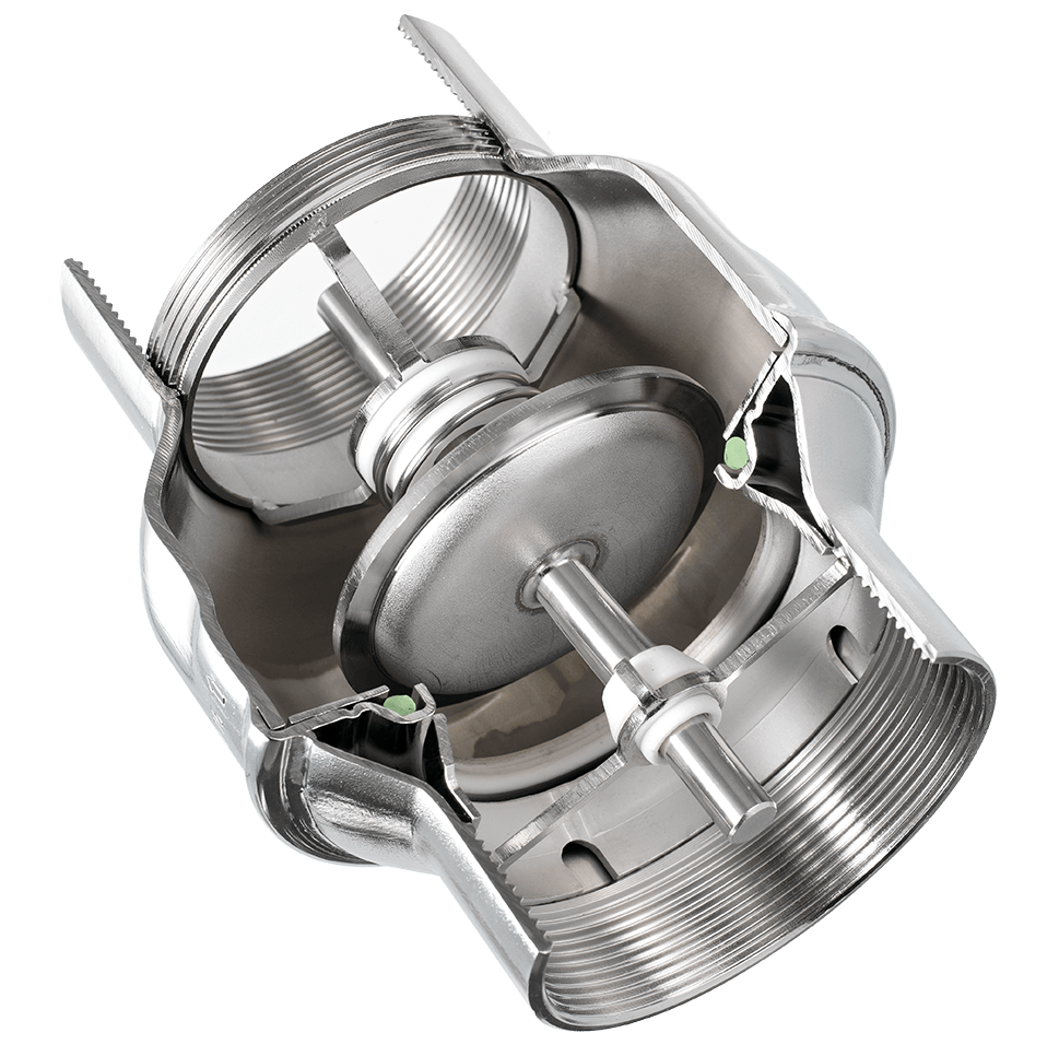 G2 1/2'' Stainless Steel 304 Check Valve FKM 0.03-16bar (0.44-232psi)