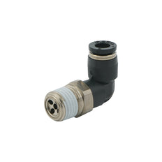 IN R1/4" x OUT 6mm Angled 1.8mm Orifice Meter-Out Check Valve