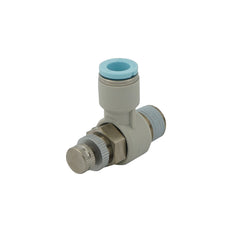 12mm - R3/8" Elbow Clean-Room Package Pneumatic Needle Valve