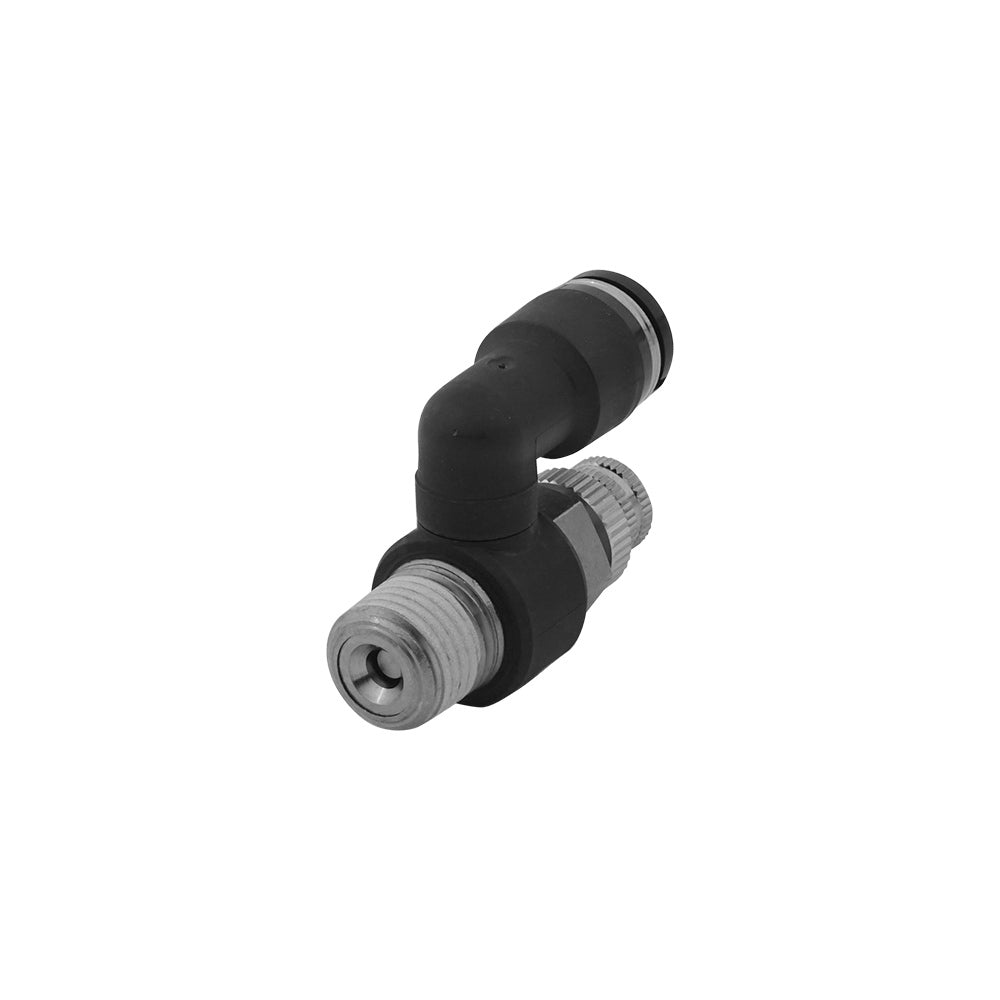 1/4" - R1/4" Rotatable Pneumatic Needle Valve