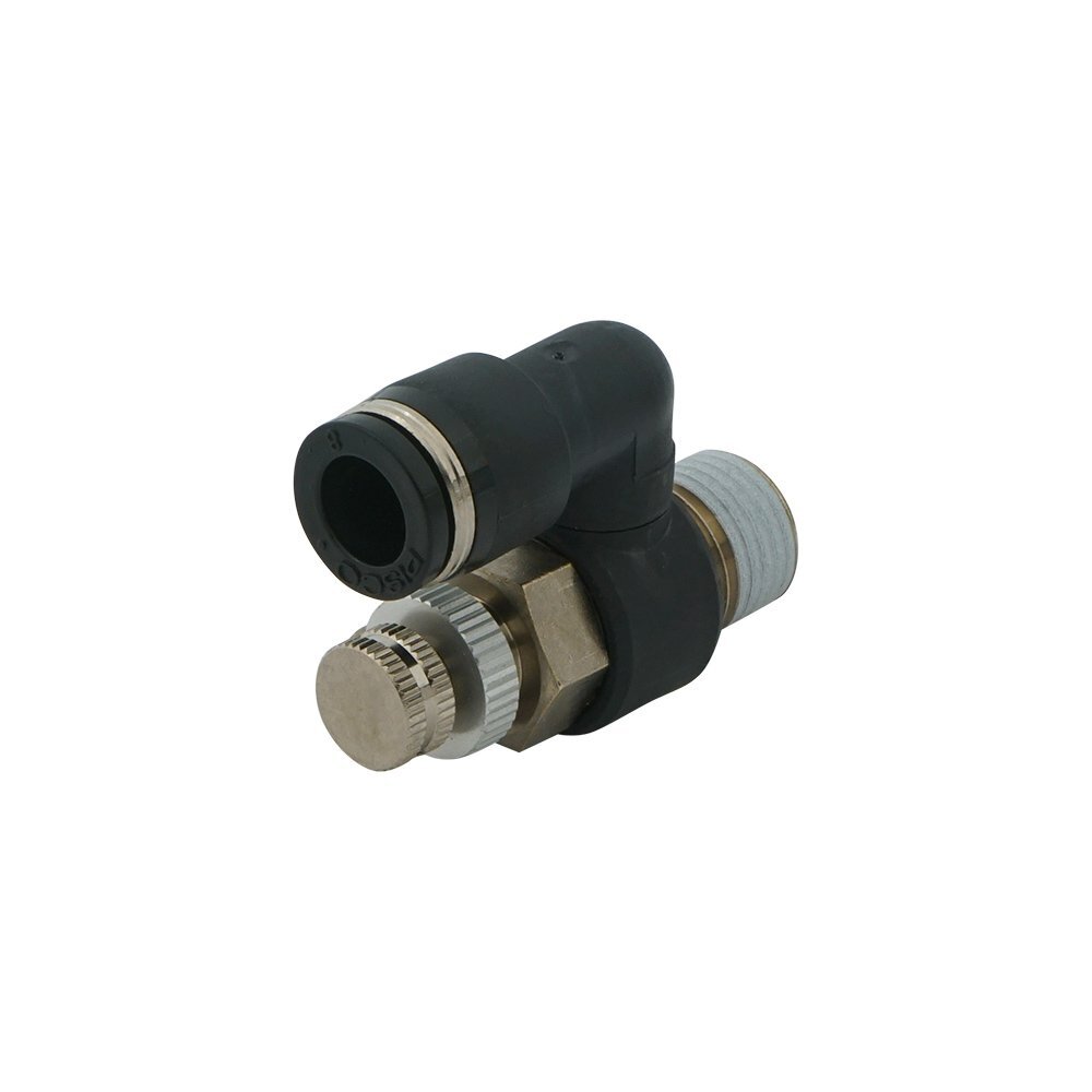 8mm - R1/8" Rotatable Pneumatic Needle Valve