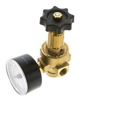 Water & Air Pressure Reducer Brass G1/4'' 2.5 l/min 0.5-6 bar/7-87psi