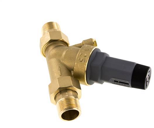 Water Pressure Reducer Brass R1'' 88 l/min 1.5-6 bar/22-87psi Drinking Water
