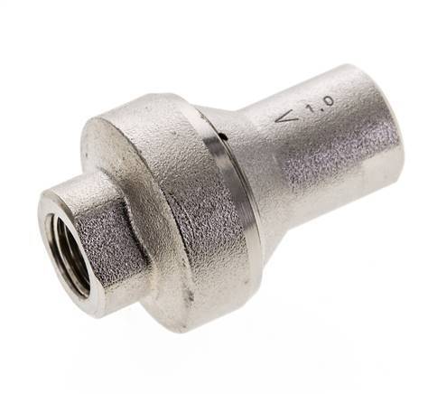 Inline Pressure Reducer 1bar/14psi Nickel-plated Brass G1/4'' 10 l/min