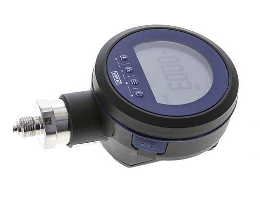 WIKA Digital Pressure Gauge 0..4 bar (0..58 psi) G 1/4'' Class 0.5 with Bluetooth
