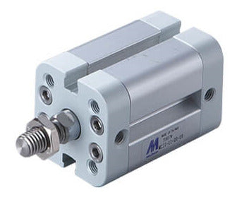 25-10mm Compact Cylinder with Double Rod Male Thread MCJI