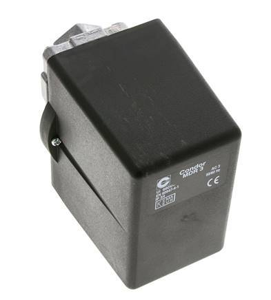 6 to 16bar Compressor Pressure Switch 1xG1/2'' 3xG1/4'' 400VAC | MDR-3-16