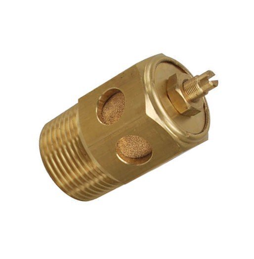 3/4" NPT Brass Throttle Valve with Silencer [50 pieces]