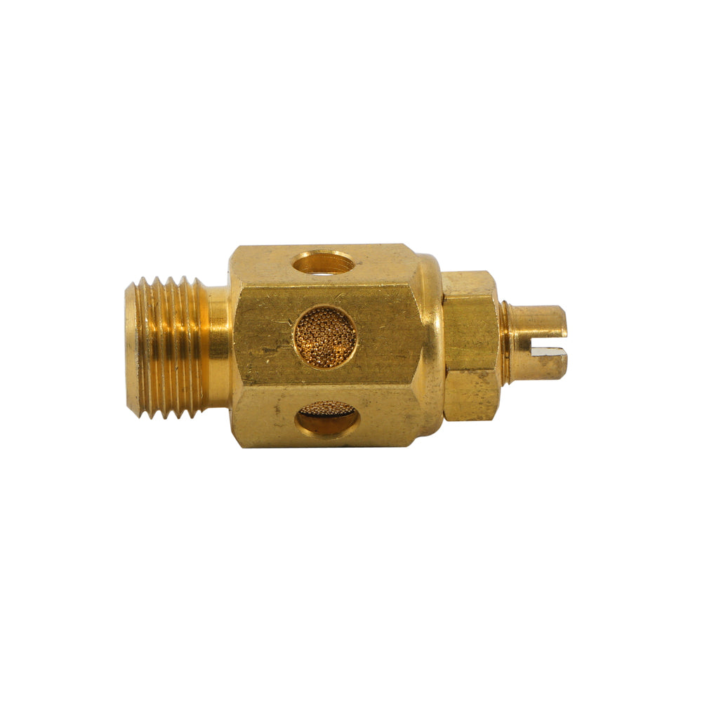 R1/8" Brass Throttle Valve with Silencer [2 Pieces]