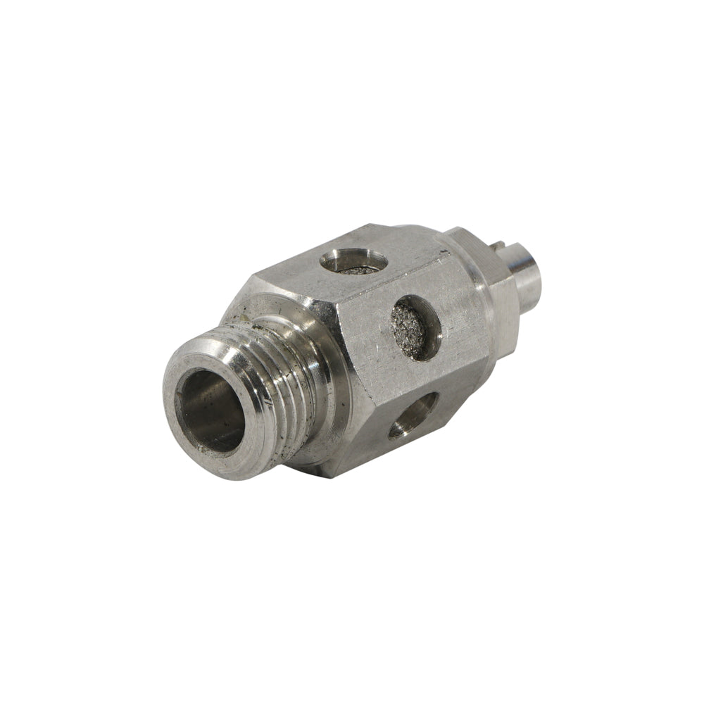 1/8" NPT Stainless Steel Throttle Valve with Silencer [50 pieces]