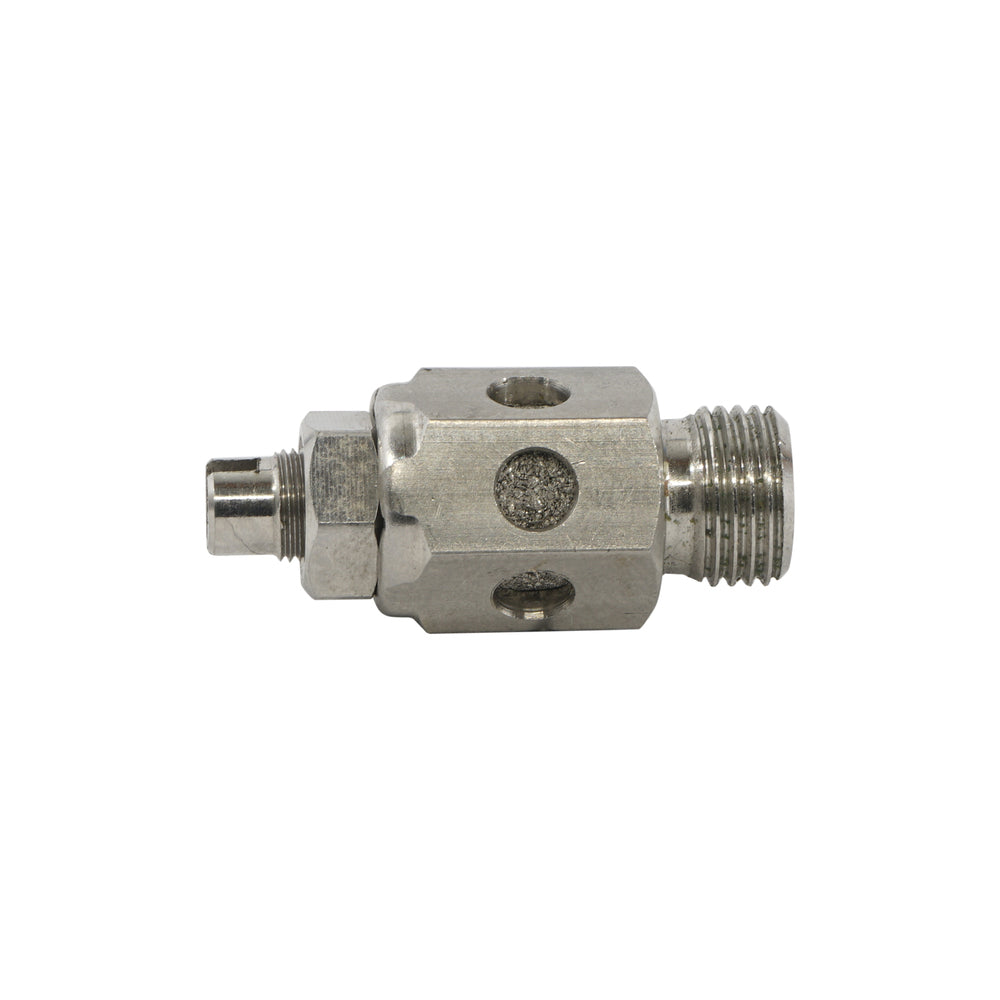 1/8" NPT Stainless Steel Throttle Valve with Silencer [50 pieces]