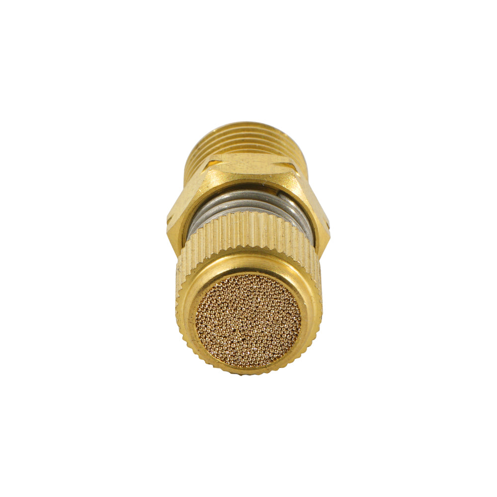 R1/4" Brass Throttle Valve with Silencer Compact