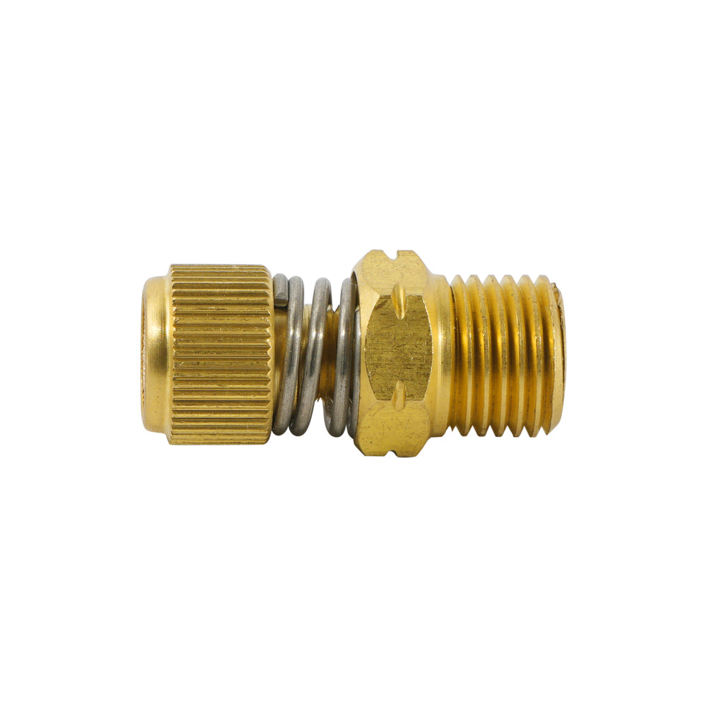 R1/4" Brass Throttle Valve with Silencer Compact