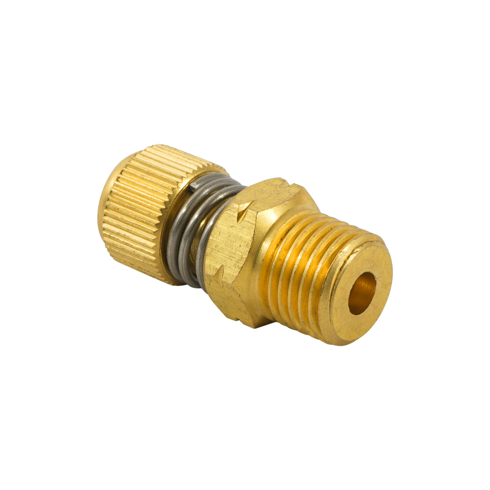 R1/8" Brass Throttle Valve with Silencer Compact
