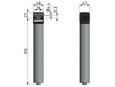 Diaphragm Dryer 1/4'' 246 l/min Mutifix