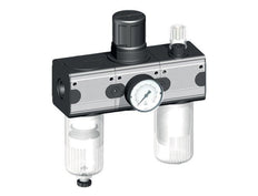 FRL 3-Part G1/2'' 5800 l/min 0.1-3.0bar/1-44psi Semi-Auto Polycarbonate Multifix 2