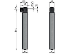 Diaphragm Dryer 1/2'' 1100 l/min Mutifix