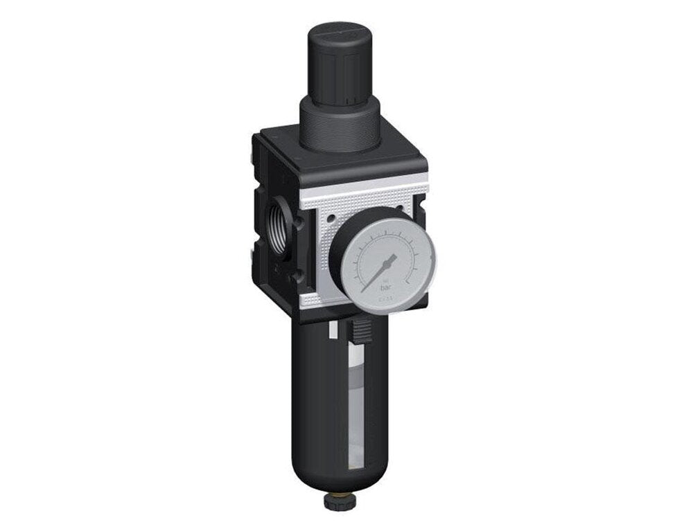 Filter-Regulator G3/4'' 12000 l/min 0.2-6.0bar/3-87psi Semi-Auto Metal Multifix 4