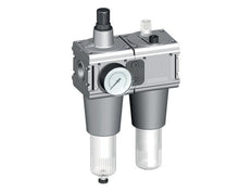 FRL 2-Part G1'' 13500 l/min 0.5-10.0bar/7-145psi Semi-Auto Cylinder Lock Polycarbonate Multifix 5