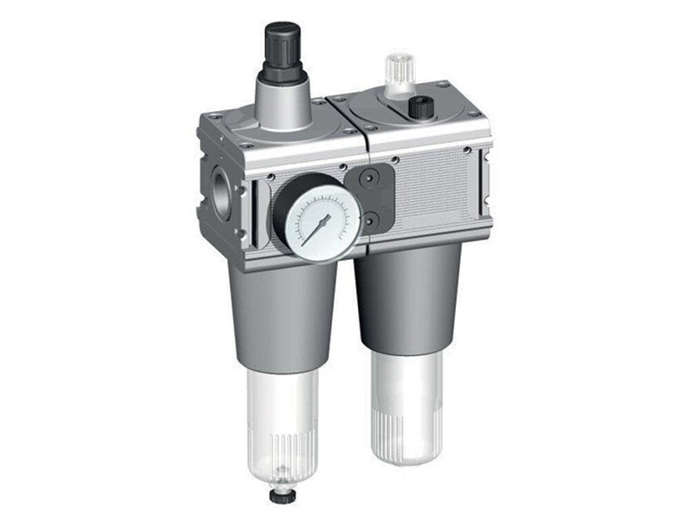 FRL 2-Part G1'' 13500 l/min 0.5-16.0bar/7-232psi Semi-Auto Polycarbonate Multifix 5