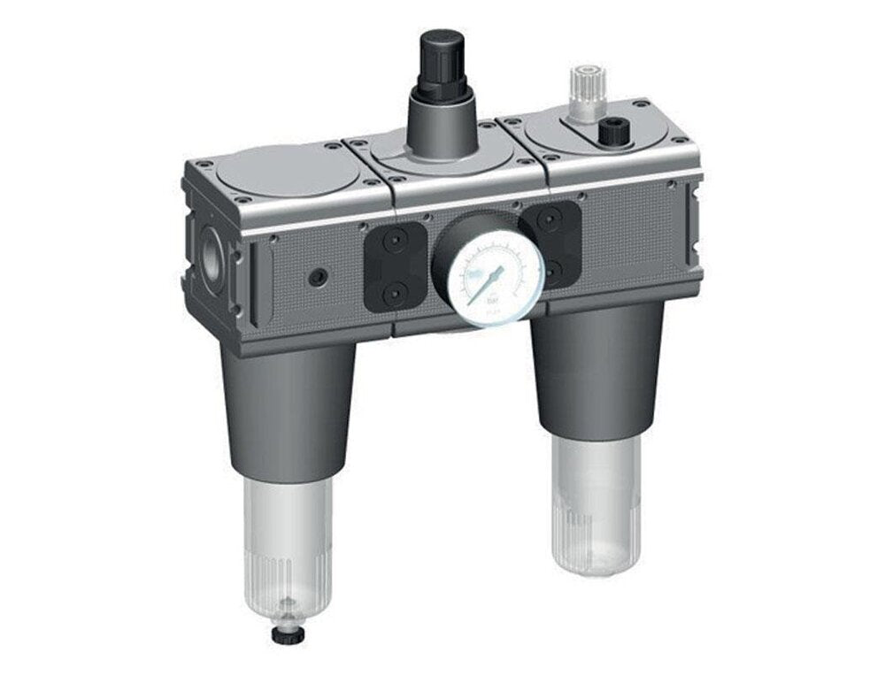 FRL 3-Part G1'' 13500 l/min 0.5-16.0bar/7-232psi Semi-Auto Metal Multifix 5
