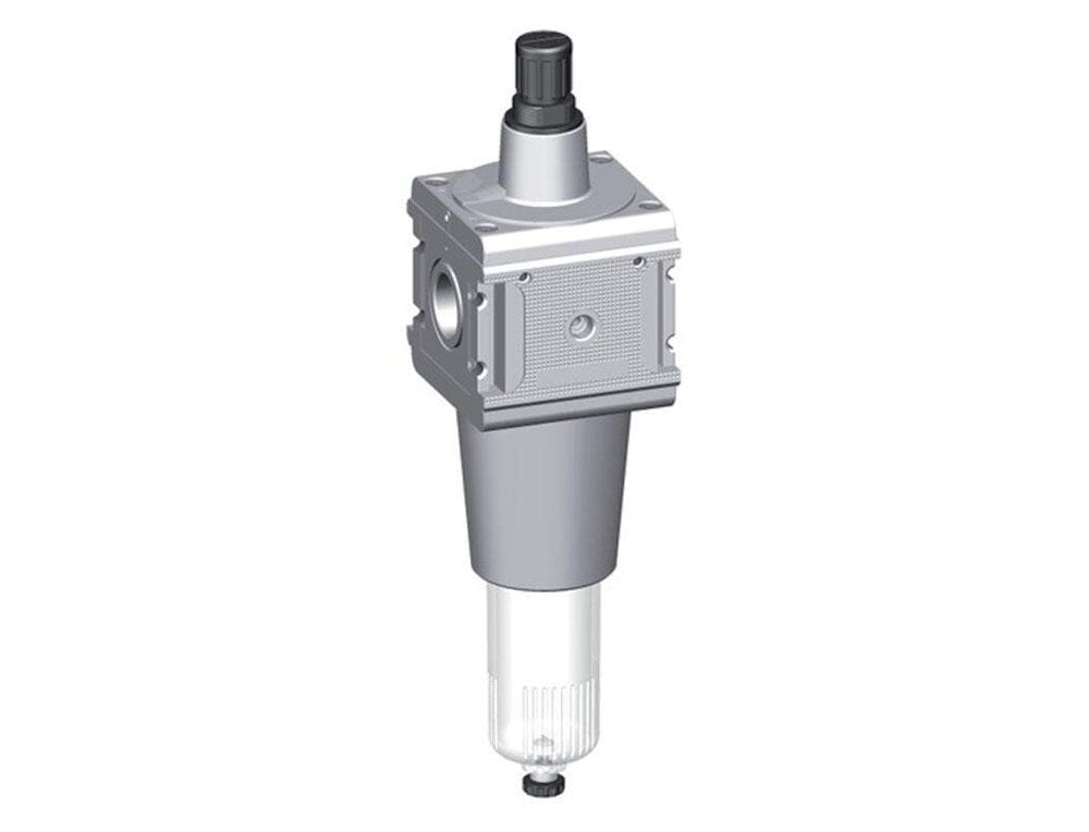 Filter-Regulator G1'' 15000 l/min 0.2-6.0bar/3-87psi Semi-Auto Cylinder Lock Polycarbonate Multifix 5