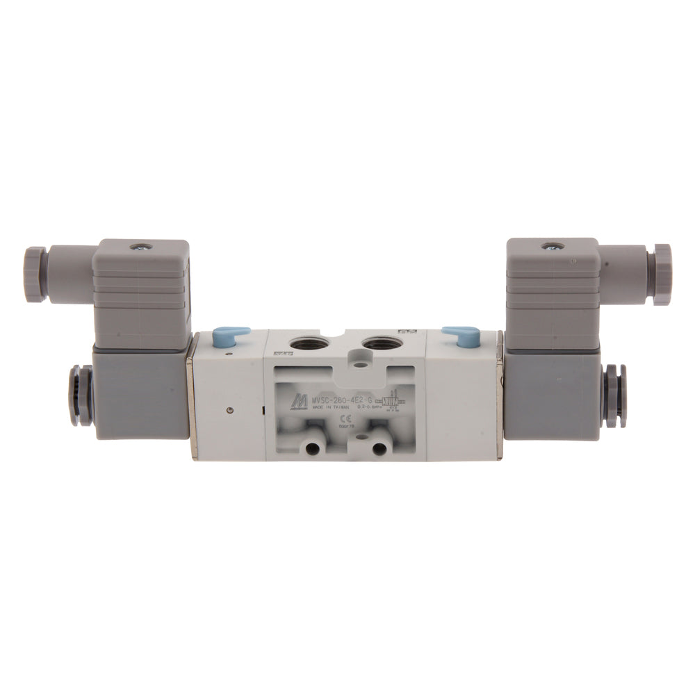 G1/8'' 230V AC 5/2-Way Bi-stable Solenoid Valve 2-8bar MVSC