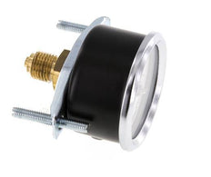-1..0 Bar (-15..0 psi) Panel Mount Pressure Gauge Steel/Brass 50 mm Class 2.5 (Bracket)