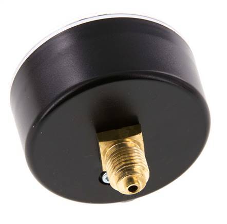 -1..3 Bar (-15..44 psi) Pressure Gauge Rear Plastic/Brass 63 mm Class 2.5