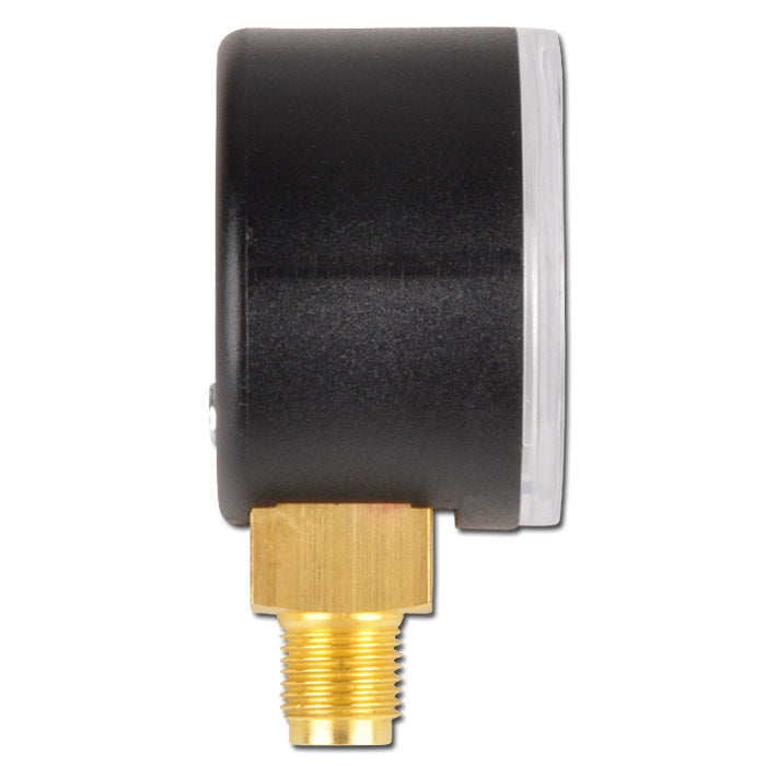 0..10 Bar (0..145 psi) Pressure Gauge Below Steel/Brass 63 mm Class 1.6