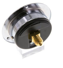 0..0.6 Bar (0..9 psi) Panel Mount Pressure Gauge Steel/Brass 63 mm Class 2.5 (Front Panel)