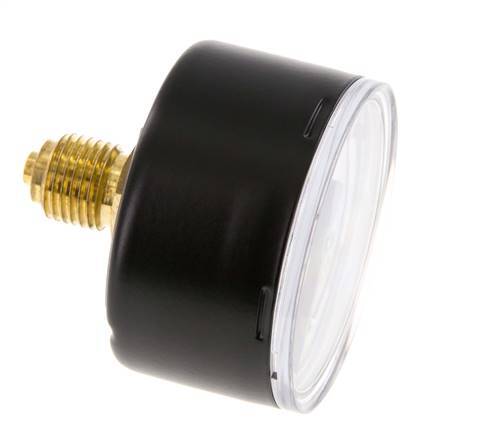 0..100 Bar (0..1450 psi) Pressure Gauge Rear Steel/Brass 50 mm Class 1.6