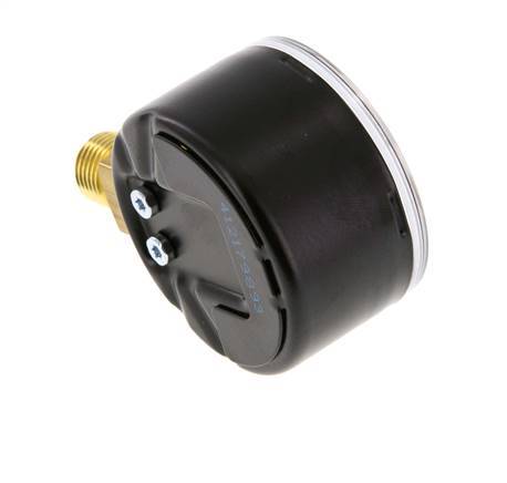 0..100 Bar (0..1450 psi) Pressure Gauge Below Steel/Brass 50 mm Class 1.6