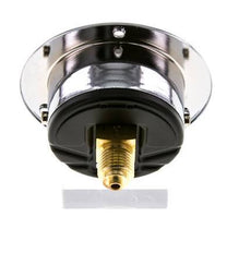 0..10 Bar (0..145 psi) Panel Mount Pressure Gauge Steel/Brass 50 mm Class 2.5 (Front Panel)