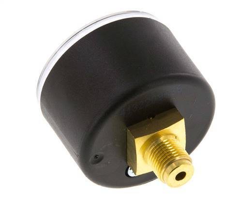 0..1 Bar (0..15 psi) Pressure Gauge Rear Plastic/Brass 40 mm Class 2.5