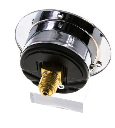 0..1 Bar (0..15 psi) Panel Mount Pressure Gauge Steel/Brass 50 mm Class 2.5 (Front Panel)